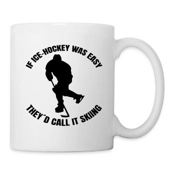 Eishockey Geschenk Eishockeyteam Wintersport - Tasse - Weiß - Rechts