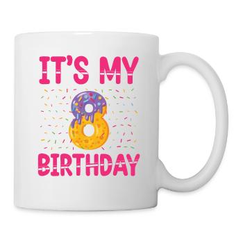 C’est mon 8e anniversaire | | du thème Sprinkles - Mug blanc - blanc - Droite