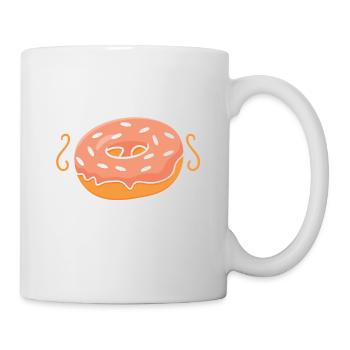 Le garnir comme s’il faisait chaud | Donut Lover Tshirt | - Mug blanc - blanc - Droite