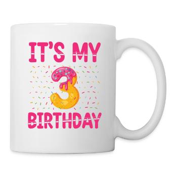 C’est mon 3e anniversaire | | du thème Sprinkles - Mug blanc - blanc - Droite