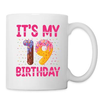 C’est mon 20e anniversaire | Saupoudrer des | à thème - Mug blanc - blanc - Droite