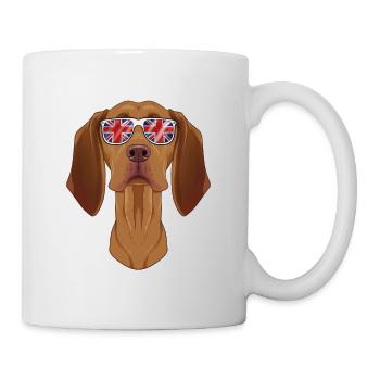 Vizsla UK Sunglasses I English Flag I Union Jack - Mug - white - Right