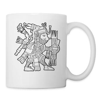 Mixcoatl Aztec God Cloud Serpent Maya Inka Tolt - Mug - white - Right