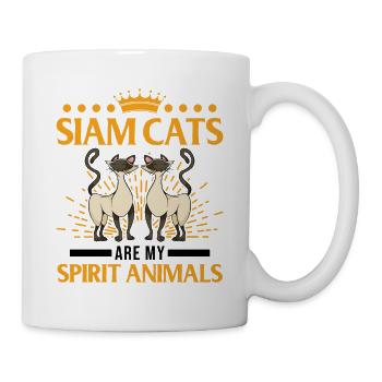 Siamese Cats Ding Siam Cat Siamese Cat - Mug - white - Right