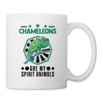 Chamäleon Spirit Animal Chameleon - Tasse - Weiß - Rechts