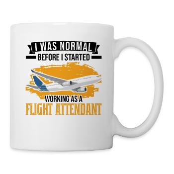 Flight Attendant Gift Flight Attendant - Mug - white - Right