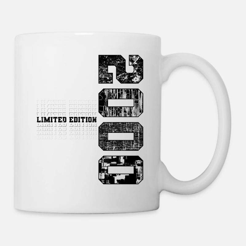 Limited Edition 2000 Geburtsjahr 2000 Geburtstag - Tasse - Weiß