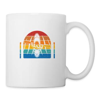 Drôle de kayak Nautique La prédiction d’aujourd’hui 100% Chance - Mug blanc - blanc - Droite