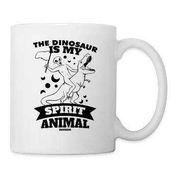 Le dinosaure est mon animal spirituel - Mug blanc - blanc - Droite
