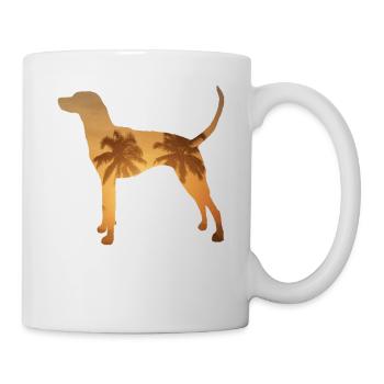 Sommerstrand - Redbone Coonhound - Tasse - Weiß - Rechts