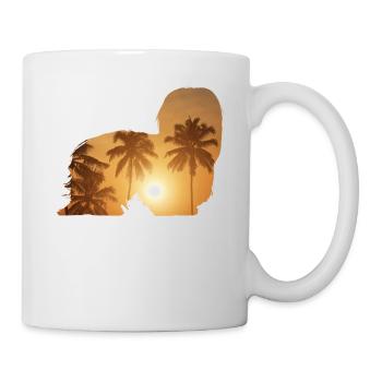 Sommerstrand - Shih Tzu - Tasse - Weiß - Rechts