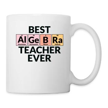 Bester Algebra -Lehrer Aller Zeiten - Tasse - Weiß - Rechts