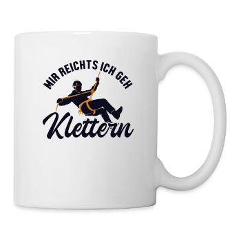 Mir reichts ich geh Klettern Speedklettern - Tasse - Weiß - Rechts