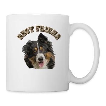 Best Friend Wauwau Mâle Quadrupède Berger - Mug blanc - blanc - Droite