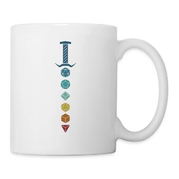 PnP RPG Jeu de rôle Tabletop Maître de jeu Pen - Mug blanc - blanc - Droite