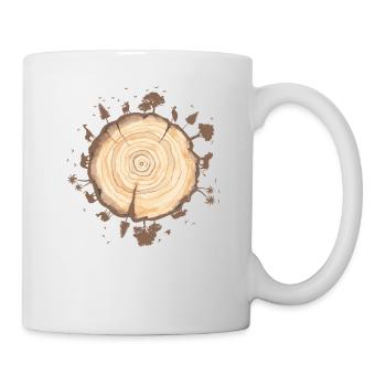 Tag des Planeten Erde und Erde - Tasse - Weiß - Rechts