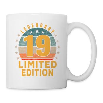 Birthday Legendary 19 Years Limited Edition - Mug - white - Right