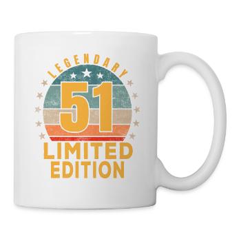 Birthday Legendary 51 Years Limited Edition - Mug - white - Right