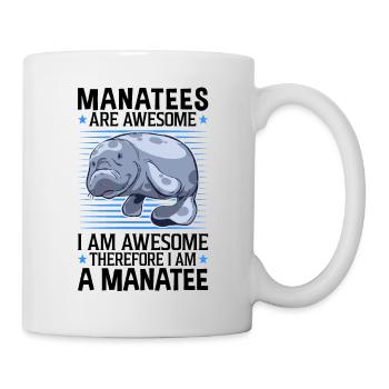 Seekühe sind fantastisch Meeressäuger Seekuh - Tasse - Weiß - Rechts