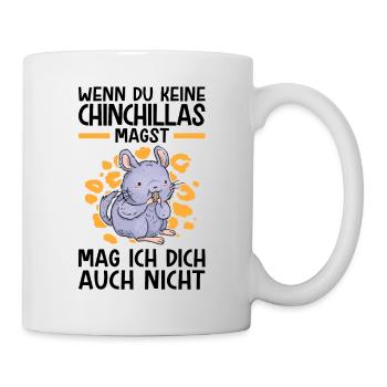 Chinchilla nicht mögen Nagetier Wollmaus - Tasse - Weiß - Rechts
