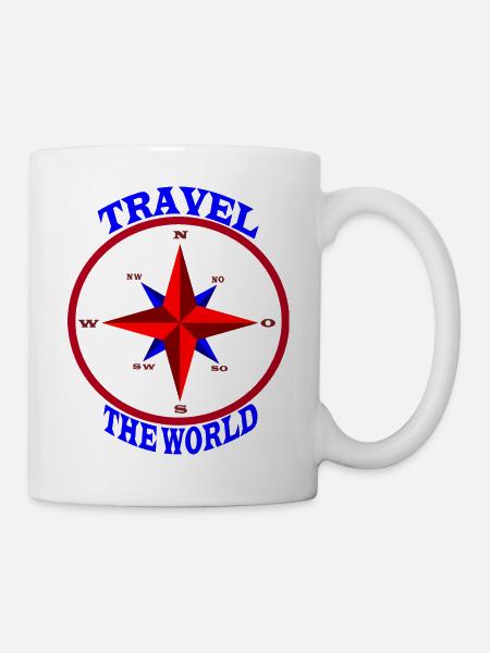 Voyager - Mug blanc - blanc