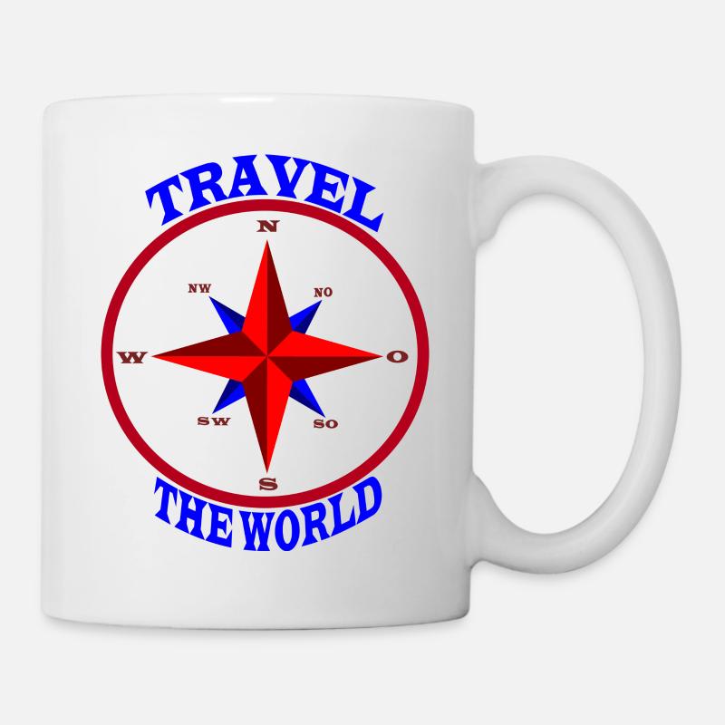Travel - Tasse - Weiß