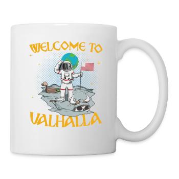 Welcome to Valhalla - Tasse - Weiß - Rechts