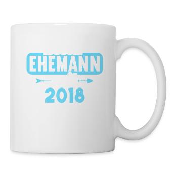 Beste Ehefrau Bester Ehemann seit 2018 - Tasse - Weiß - Rechts