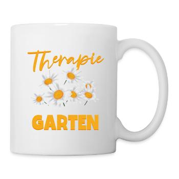 Andere gehen zur Therapie ich gehe in meinen - Tasse - Weiß - Rechts
