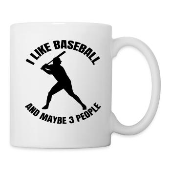 Cadeau de baseball Amateur de baseball Jeu de baseball - Mug blanc - blanc - Droite