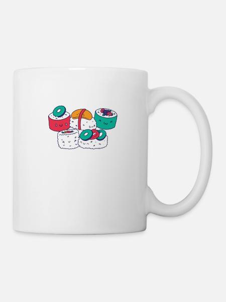 Sushi - Tasse - Weiß