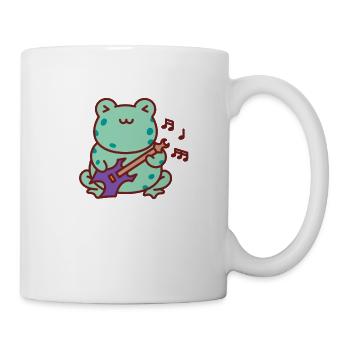 Frog Music Guitar Animal - Mug - white - Right