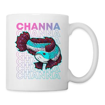 Channa 80's Style Snakehead Monster Fish Keeper - Mug - white - Right