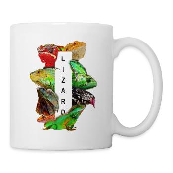 Reptilienhalter Eidechsenbesitzer - Tasse - Weiß - Rechts