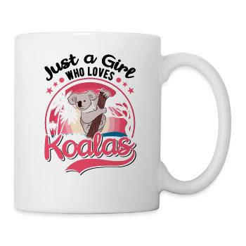 Koala Fille Koala Ours - Mug blanc - blanc - Droite
