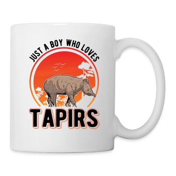 Just a Boy who loves Tapirs - Mug - white - Right