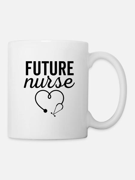 Zukünftige Krankenschwester - Tasse - Weiß