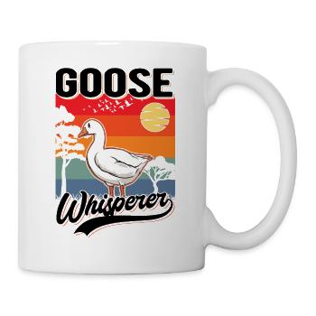 Gänseflüsterer Goose Whisperer Gans - Mug - white - Right