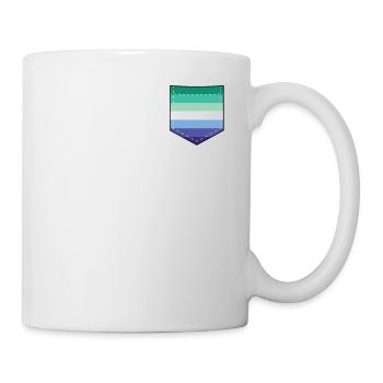 LGBTQ Gay Pride Flag Bag - Mug - white - Right