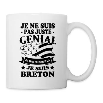 Je suis Breton - Mug blanc - blanc - Droite