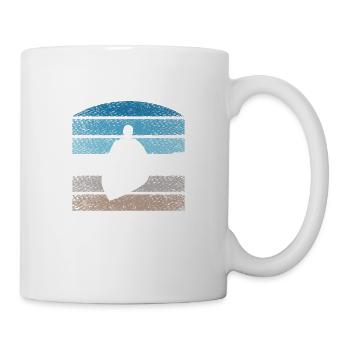 Drôle d’équipage de kayak C’est bon si vous pensez que l’aviron - Mug blanc - blanc - Droite