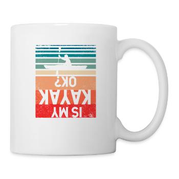 Kayak amusant Canoquins kayakistes - Mug blanc - blanc - Droite