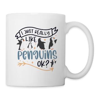 I Really Like Penguins Sea Bird King Emperor - Mug - white - Right