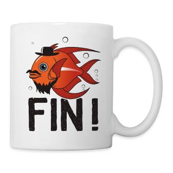 French Fins Saying - Mug - white - Right