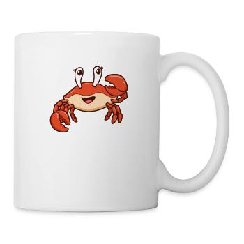 Kawaii Krebs - Tasse - Weiß - Rechts