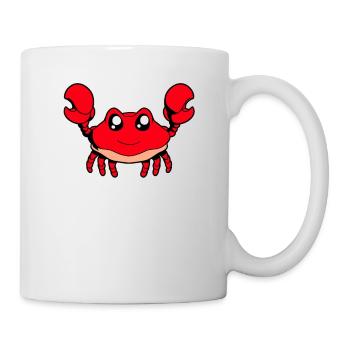 Kawaii Krabbe - Tasse - Weiß - Rechts