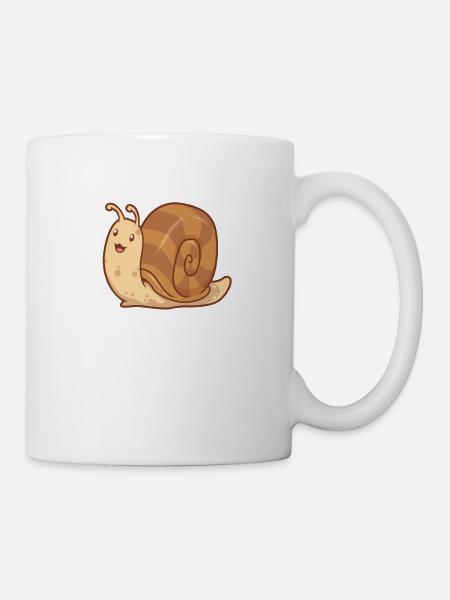 Kawaii Schnecke - Tasse - Weiß