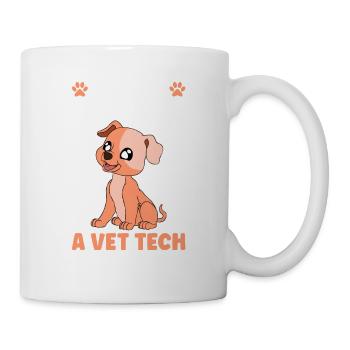 Crazy Enough To Be A Vet Tech - Mug - white - Right