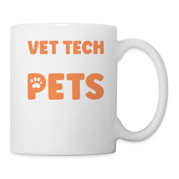 Vet Tech Because Pets Need Heroes Too - Mug - white - Right