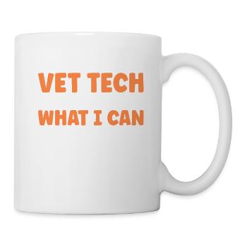 Techniciens vétérinaires, seuls quelques-uns peuvent faire ce que je peux - Mug blanc - blanc - Droite